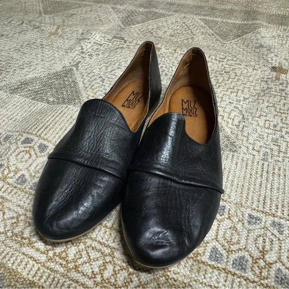 Women’s Miz Mooz New York Coty black leather loafers size 39 - Picture 3 of 12